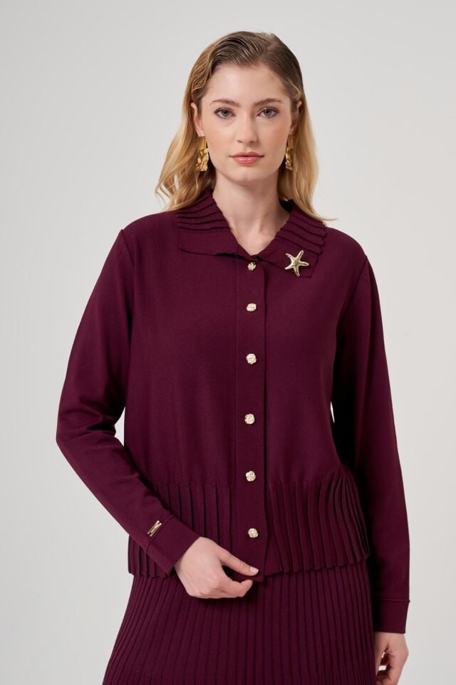 NİLİWİ TRKO BROŞLU HIRKA 3063