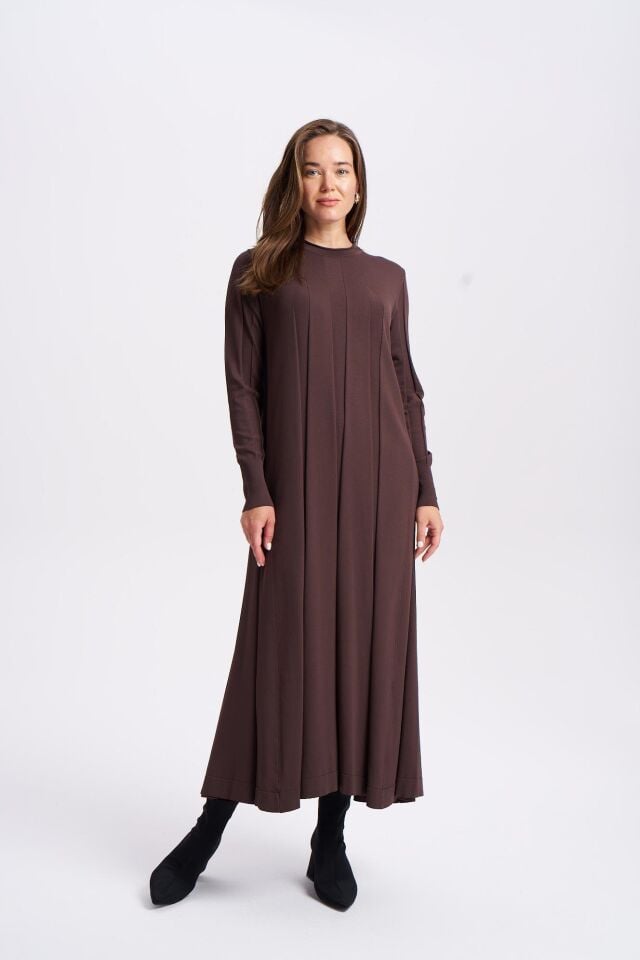 NİLİWİ ELBİSE OLUKLU FİTİLLİ 3078