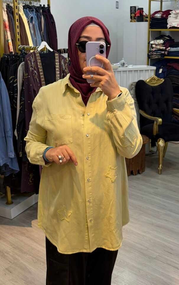 MY MAGAZİN TENSEL GÖMLEK 7343